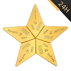 Sztaba złota VALCAMBI 5 x 1g Gold CombiBar Star (booklet) 24H