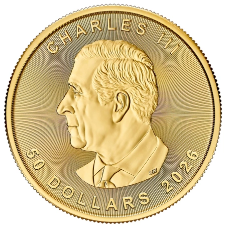 KANADYJSKI LIŚĆ KLONOWY 1 oz - 2026 r.- 24H