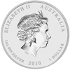 SREBRNA MONETA LUNAR II - ROK TYGRYSA 2010 1 oz 24H VM 