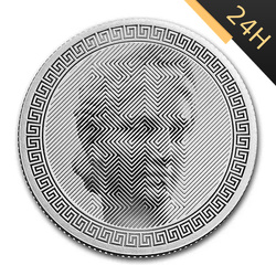 SREBRNA MONETA TOKELAU: ICON LOSOWY ROCZNIK 1 oz 24H VM