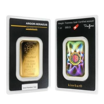 Sztaba złota ARGOR-HERAEUS/HERAEUS Kinebar 1 oz